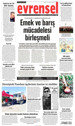 Evrensel Gazetesi Manşetleri