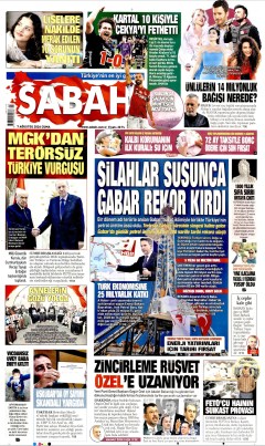 Sabah Gazetesi Manşetleri