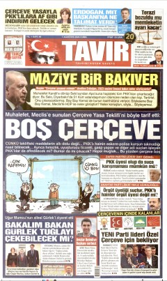 Tavır Gazetesi Gazetesi Manşetleri