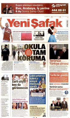 Yeni Şafak Gazetesi Manşetleri