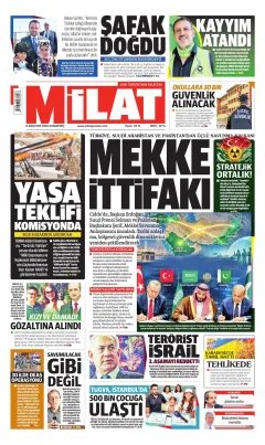 Milat Gazetesi Manşetleri