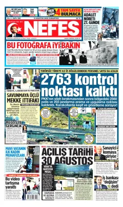 Nefes Gazetesi Manşetleri