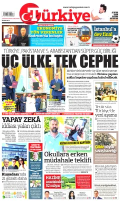 Türkiye Gazetesi Gazetesi Manşetleri