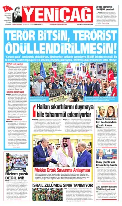 Yeniçağ Gazetesi Manşetleri
