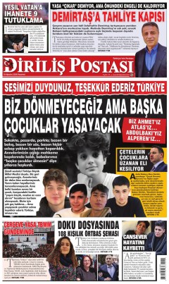 Diriliş Postası Gazetesi Manşetleri