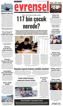 Evrensel Gazetesi Manşetleri