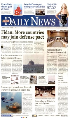 Hürriyet Daily News Gazetesi Manşetleri