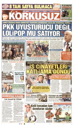 Korkusuz Gazetesi Manşetleri