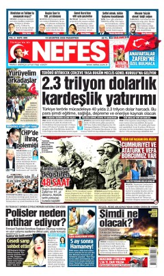 Nefes Gazetesi Manşetleri