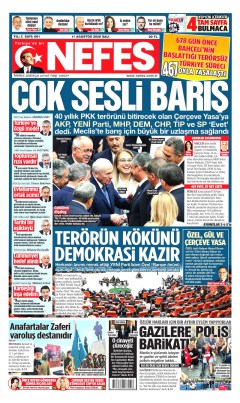 Nefes Gazetesi Manşetleri