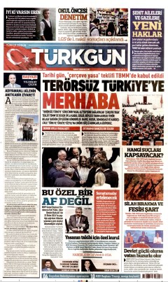 Türkgün Gazetesi Manşetleri