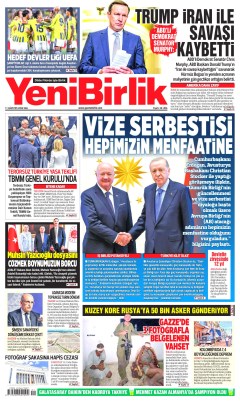 YeniBirlik Gazetesi Manşetleri