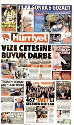 Hürriyet Gazetesi Manşetleri