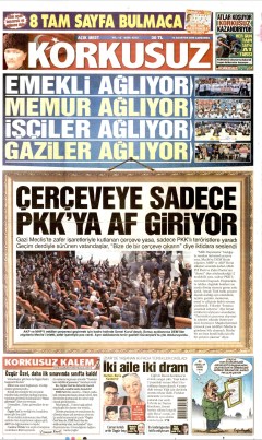 Korkusuz Gazetesi Manşetleri