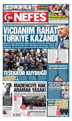 Nefes Gazetesi Manşetleri