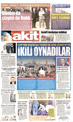 Yeni Akit Gazetesi Manşetleri