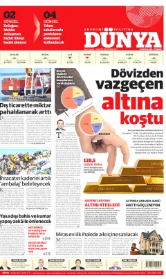 Dünya Gazetesi Manşetleri