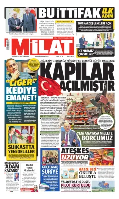 Milat Gazetesi Manşetleri