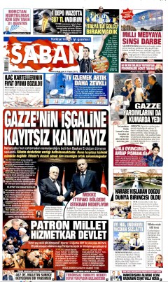 Sabah Gazetesi Manşetleri