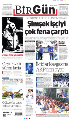 BirGün Gazetesi Manşetleri