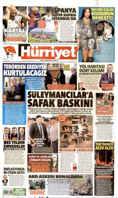 Hürriyet Gazetesi Manşetleri