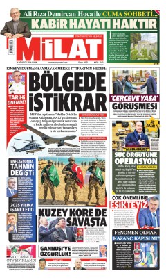 Milat Gazetesi Manşetleri