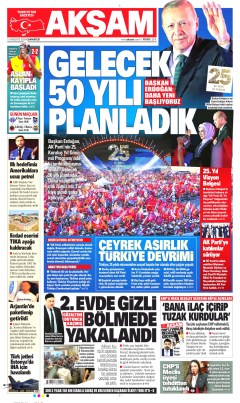 Akşam Gazetesi Manşetleri