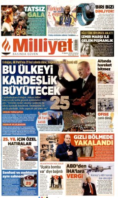 Milliyet Gazetesi Manşetleri