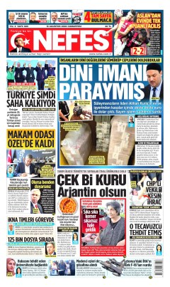 Nefes Gazetesi Manşetleri