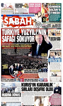 Sabah Gazetesi Manşetleri