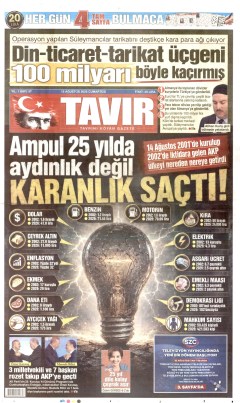 Tavır Gazetesi Gazetesi Manşetleri