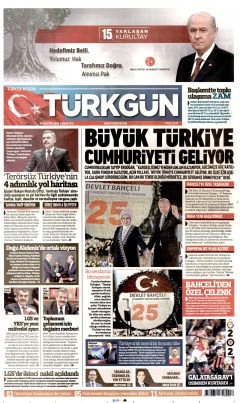 Türkgün Gazetesi Manşetleri