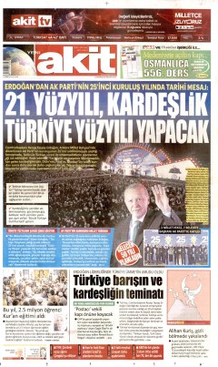 Yeni Akit Gazetesi Manşetleri