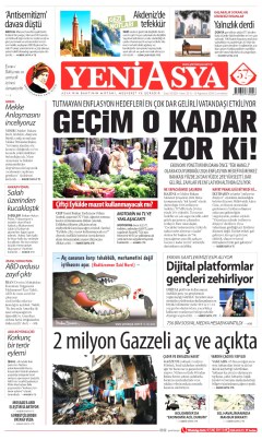 Yeni Asya Gazetesi Manşetleri