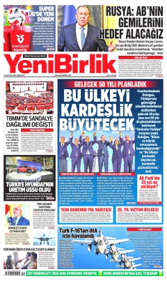 YeniBirlik Gazetesi Manşetleri