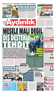 Aydınlık Gazetesi Gazetesi Manşetleri