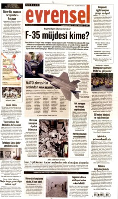 Evrensel Gazetesi Manşetleri
