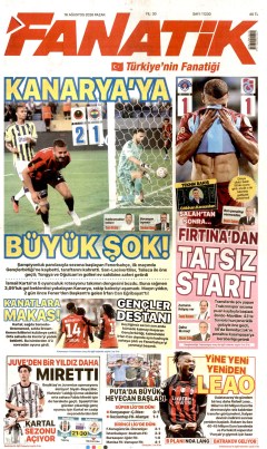 Fanatik Gazetesi Manşetleri