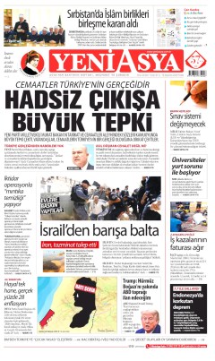 Yeni Asya Gazetesi Manşetleri