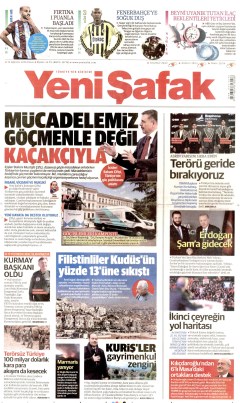 Yeni Şafak Gazetesi Manşetleri