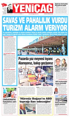 Yeniçağ Gazetesi Manşetleri