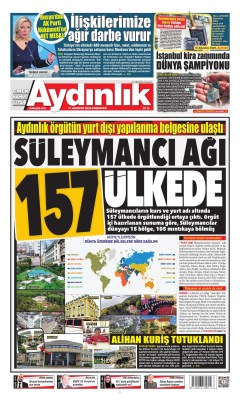Aydınlık Gazetesi Gazetesi Manşetleri