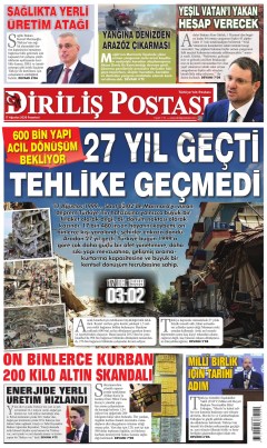 Diriliş Postası Gazetesi Manşetleri