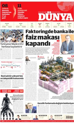 Dünya Gazetesi Manşetleri