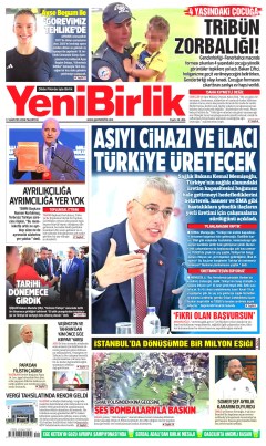 YeniBirlik Gazetesi Manşetleri