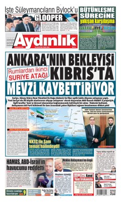 Aydınlık Gazetesi Gazetesi Manşetleri