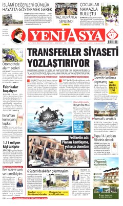 Yeni Asya Gazetesi Manşetleri