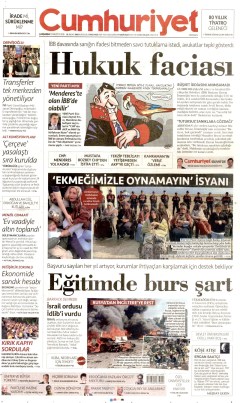 Cumhuriyet Gazetesi Manşetleri
