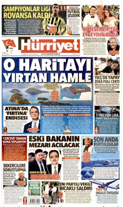 Hürriyet Gazetesi Manşetleri