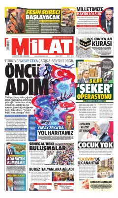 Milat Gazetesi Manşetleri